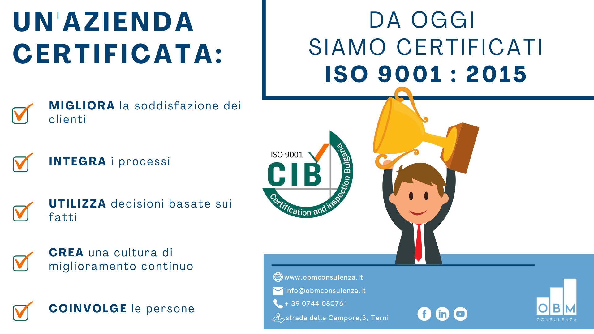 certificazione ISO 9001:2015