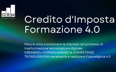 Credito d’imposta Formazione 4.0