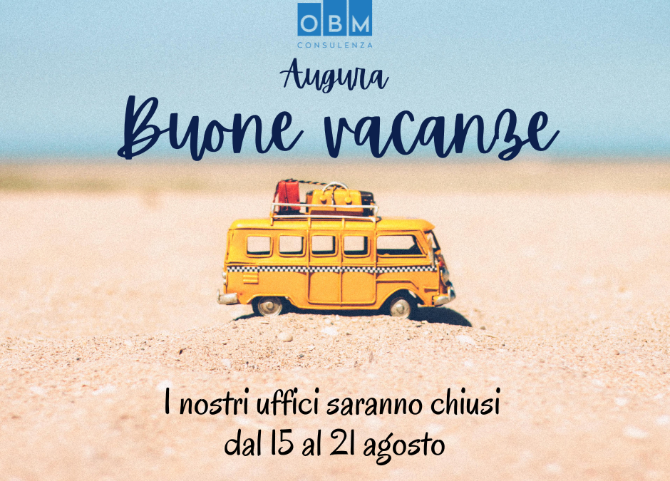 Buone vacanze da OBM!