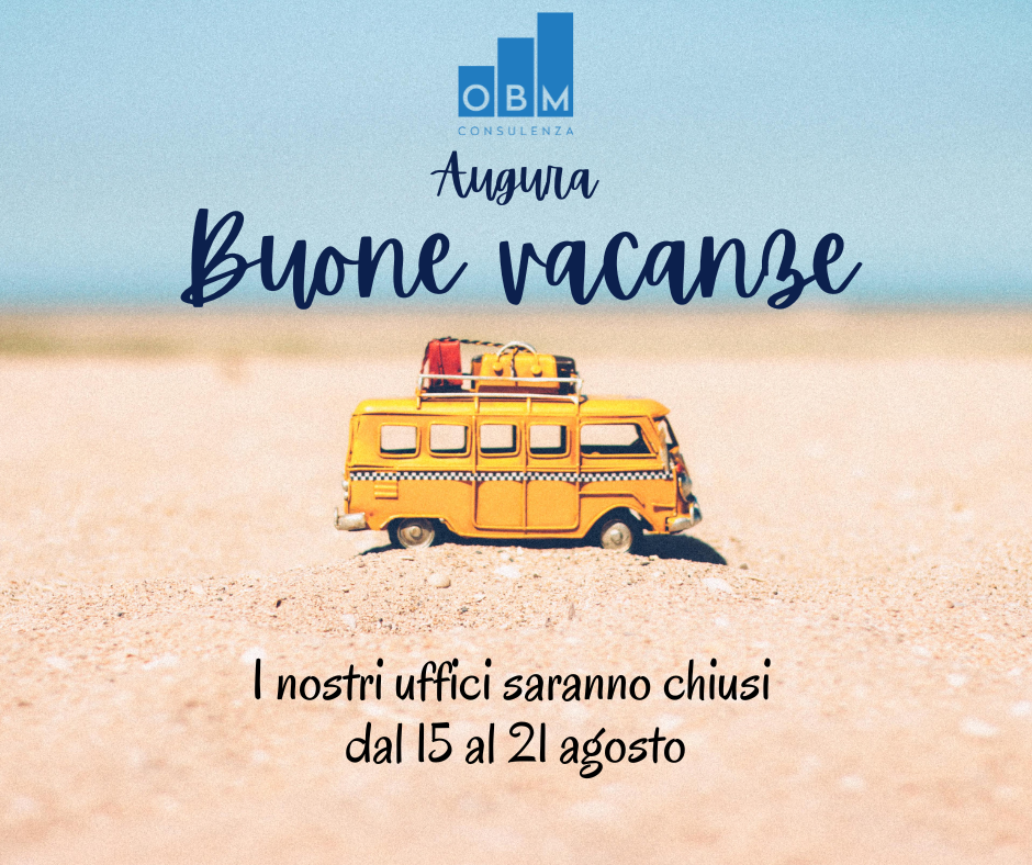 Buone vacanze da OBM!