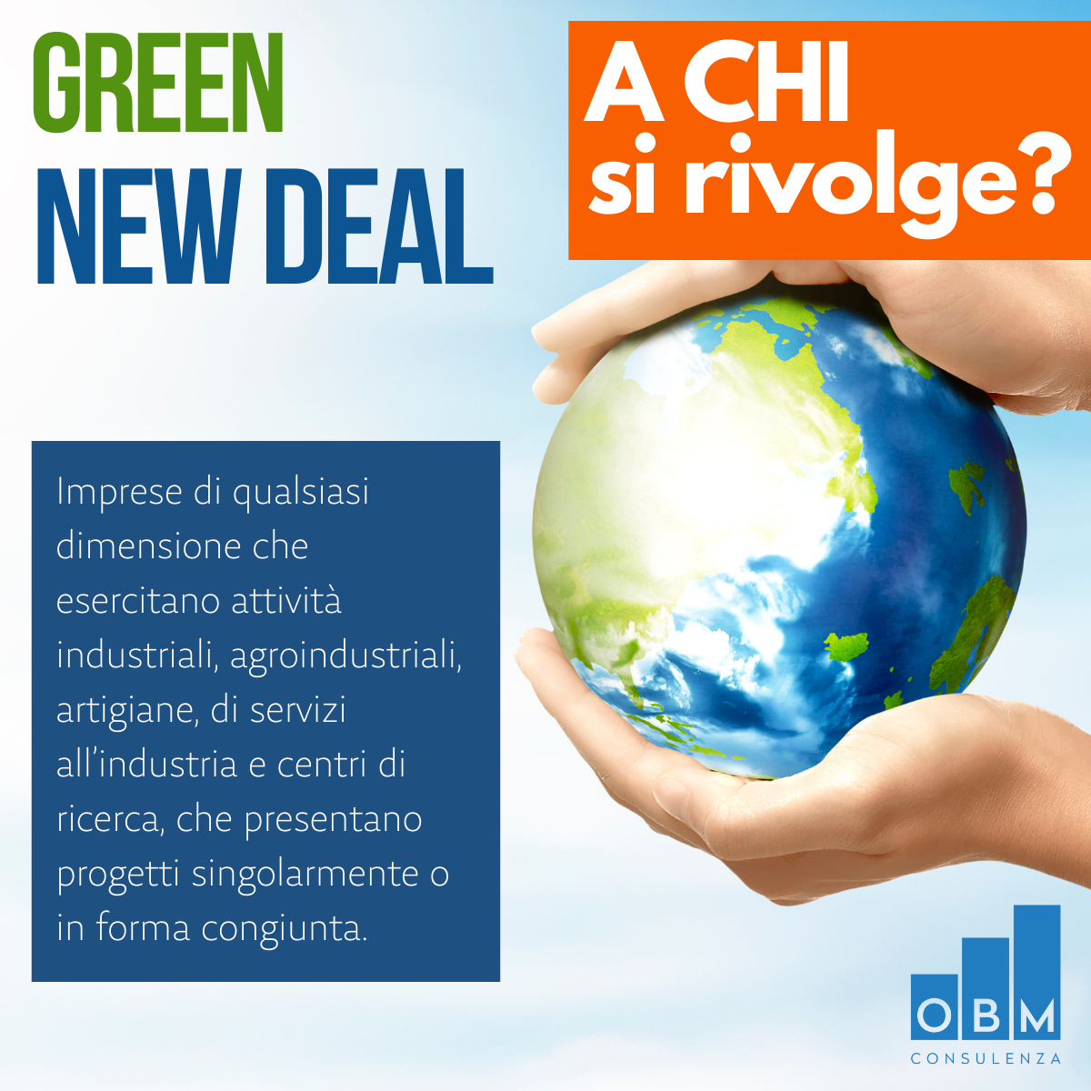 GREEN NEW DEAL: 17 novembre INVIO DOMANDE GREEN NEW DEAL: 17 novembre INVIO DOMANDE