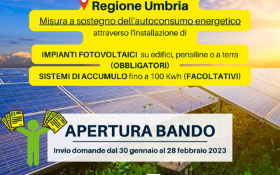 Solar Attack 2022: APERTURA BANDO Regione Umbria