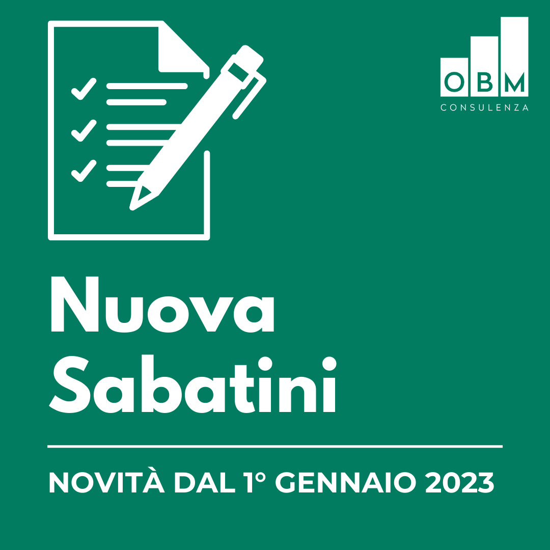 Nuova Sabatini: novità dal 1° gennaio 2023