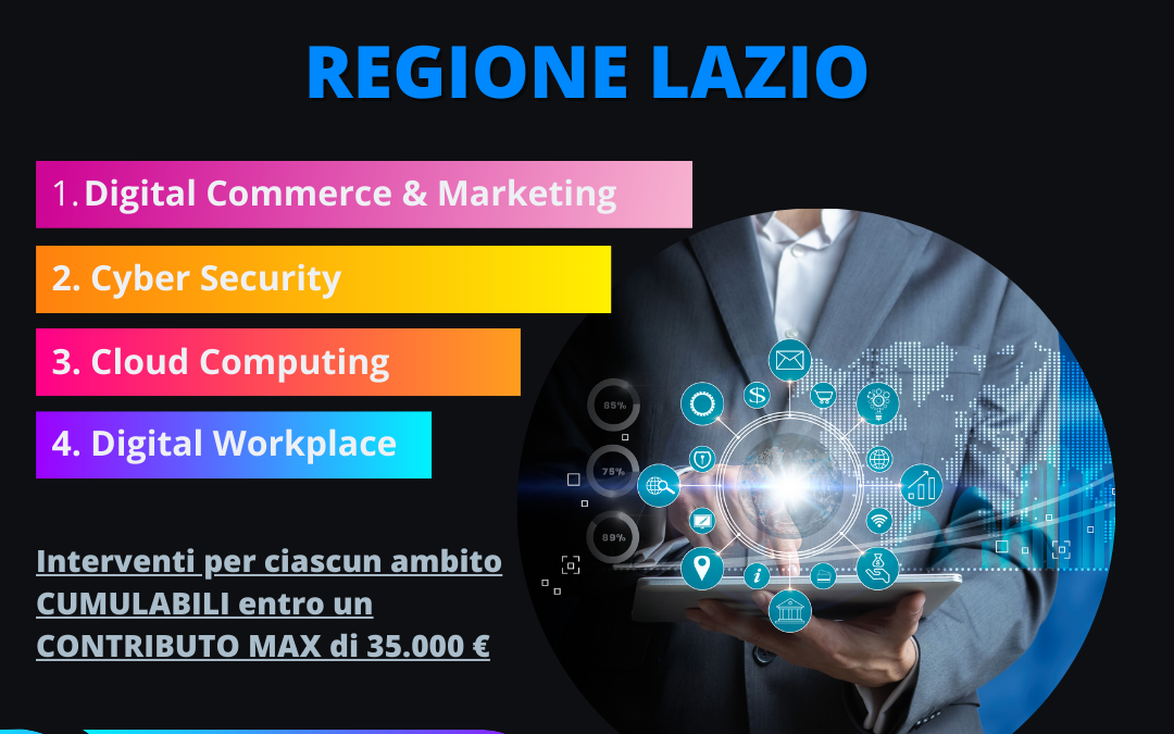 Bando voucher Digitalizzazione PMI: regione Lazio