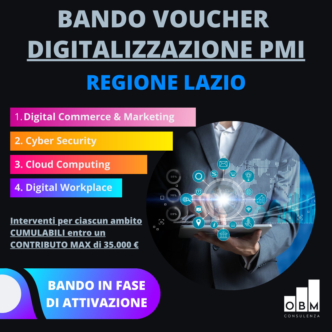 bando voucher digitalizzazione pmi