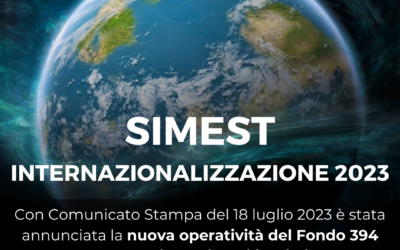 SIMEST INTERNAZIONALIZZAZIONE 2023: presentazione domande a partire dal 27 luglio