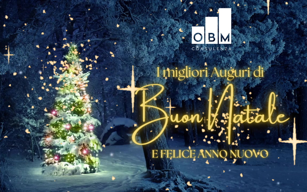 I migliori Auguri di Buon Natale e Felice anno Nuovo da OBM!