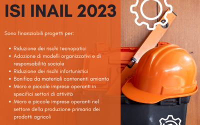 BANDO ISI INAIL 2023 in fase di attivazione